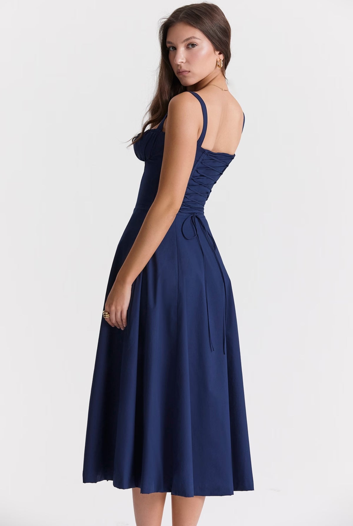 Eloisa Midi Dress - Blue