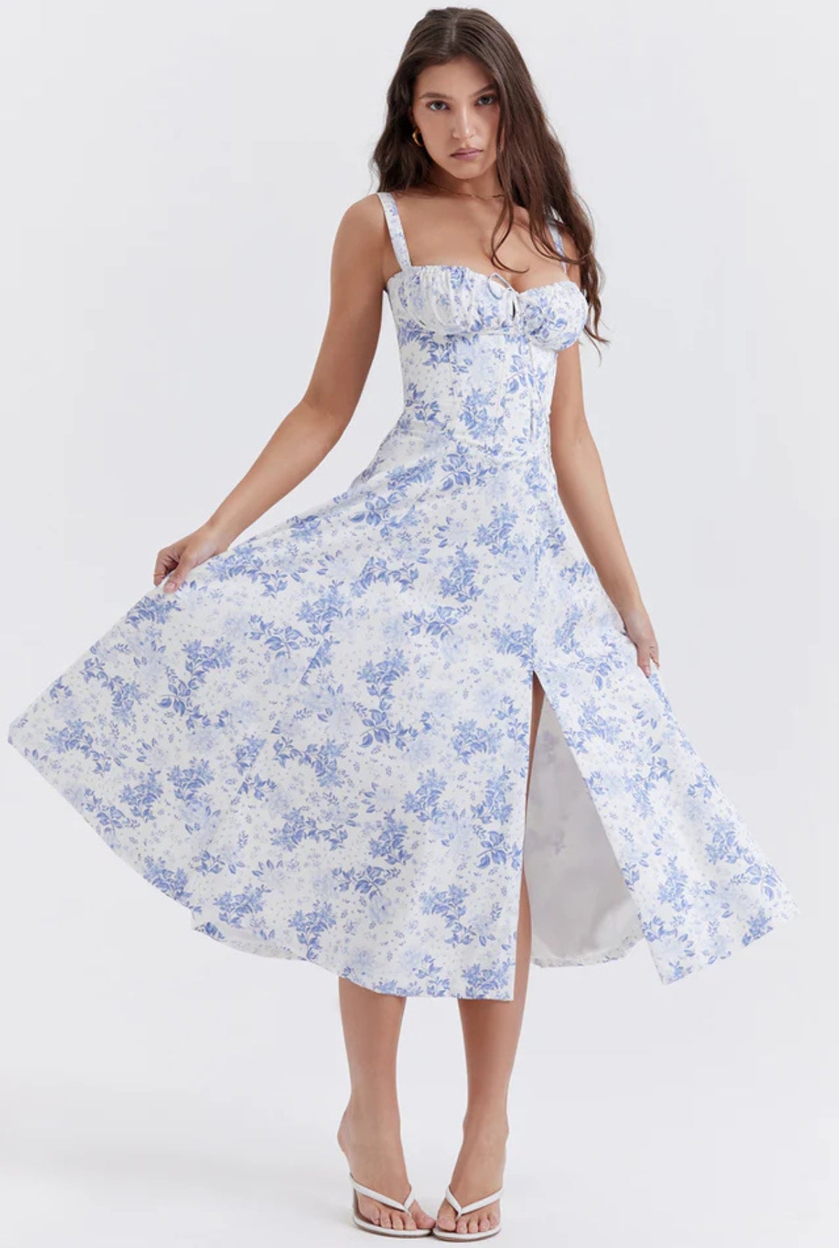 Eloisa Floral Midi Dress