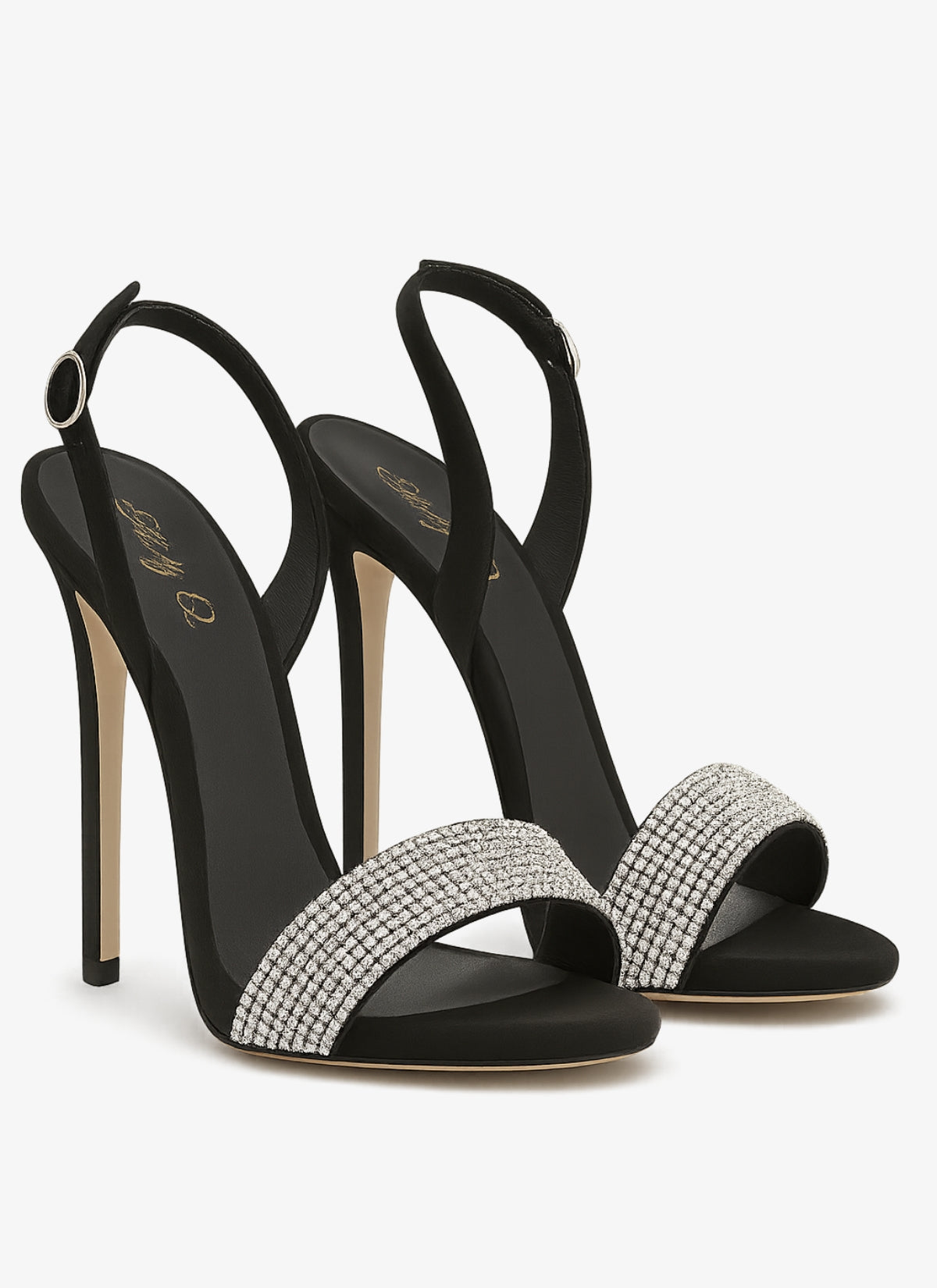 Kiara  - In Crystal Black Suede