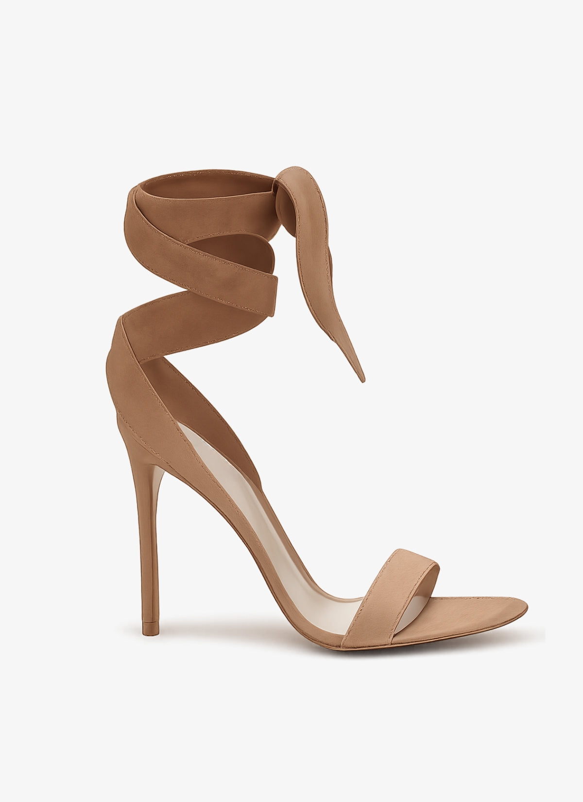 Hanna - In Brown Faux Suede
