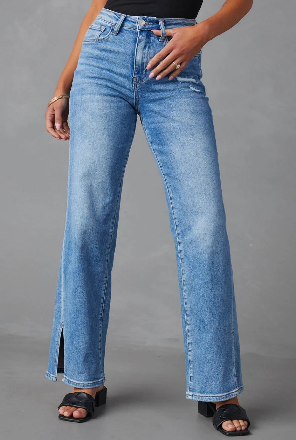'Aura' High-Waisted Comfortable Slimming Jeans