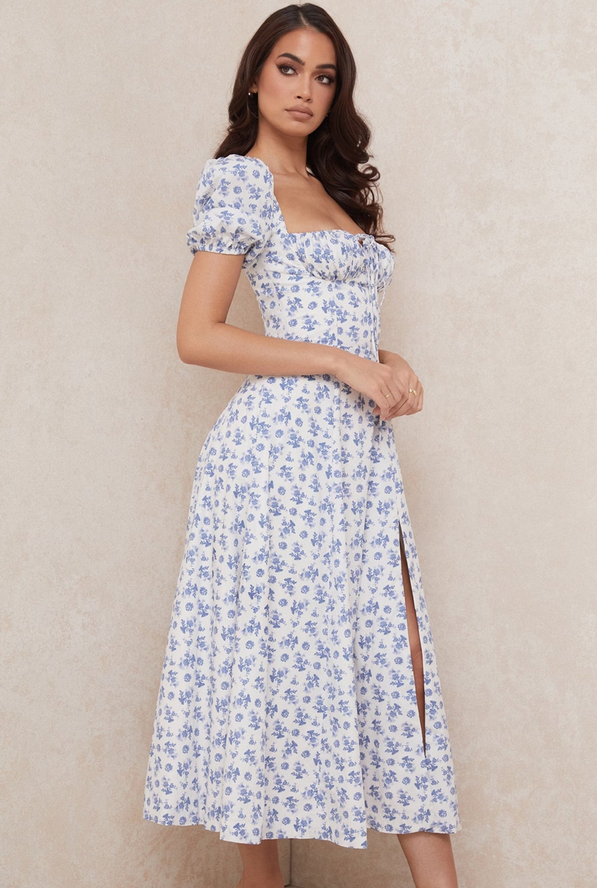 Thaya Floral Midi Dress
