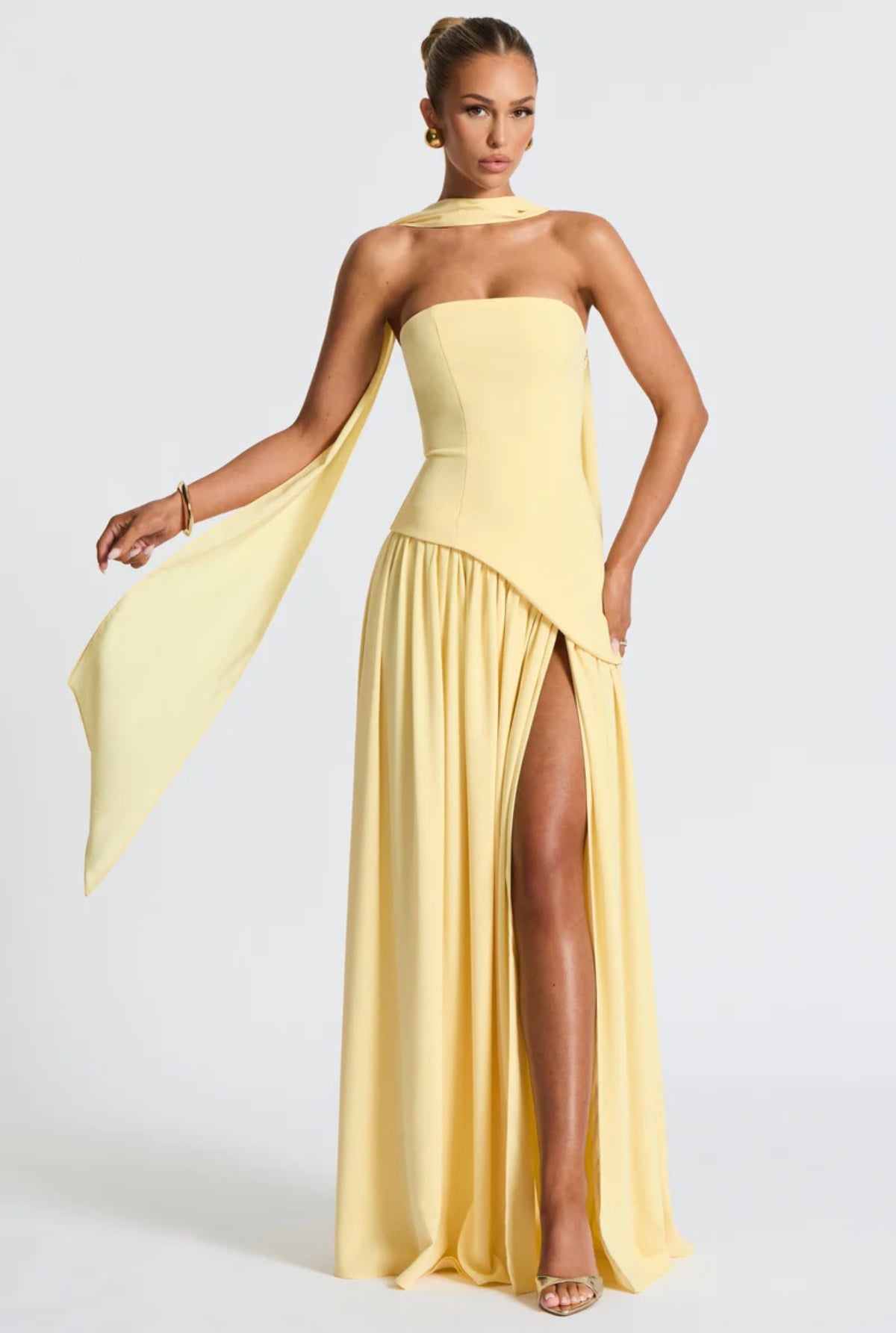 Magalie Maxi Dress - Lemon