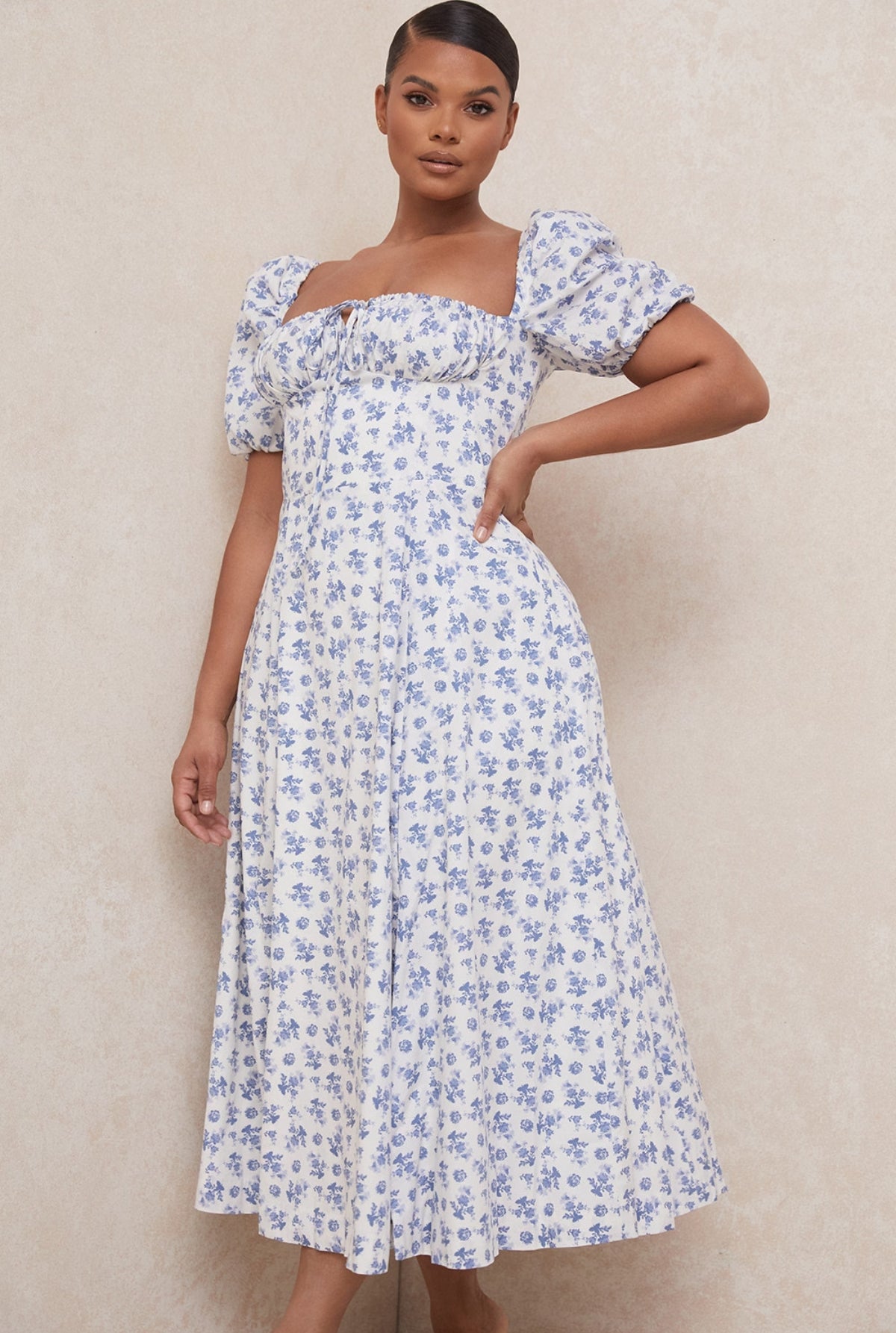 Thaya Floral Midi Dress