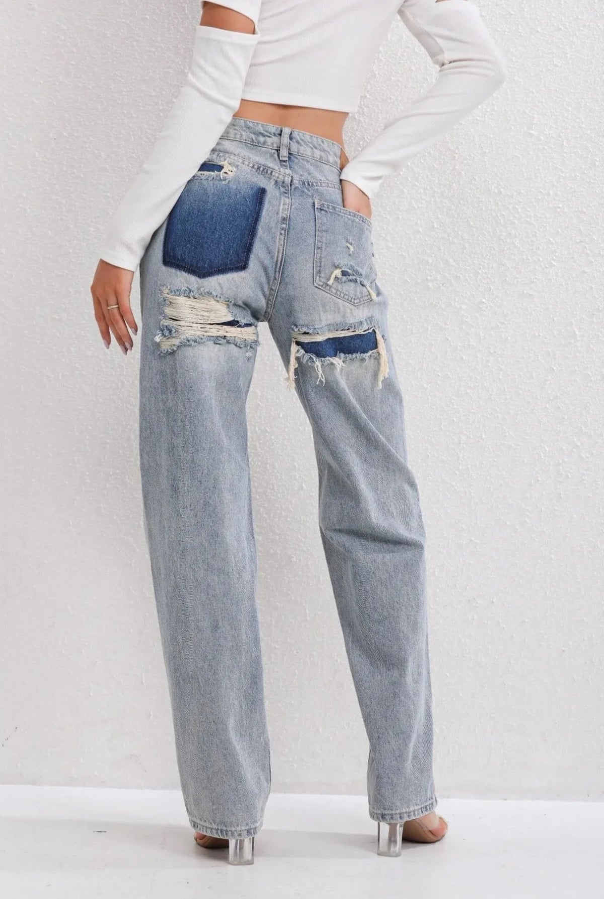 'Carmelia' PatchVibe Denim