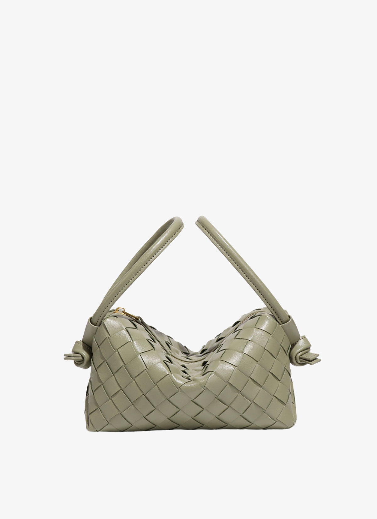 Lisa Mini Woven Double Cuff Bag